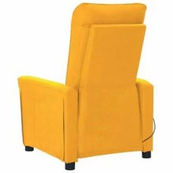 VidaXL Fauteuil électrique de massage Jaune Tissu 10 VidaXL Fauteuil électrique de massage Jaune Tissu -Fauteuils électriques Soldes image 5 3098900