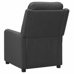 VidaXL Fauteuil électrique de massage Gris foncé Tissu -Fauteuils électriques Soldes image 5 3098914