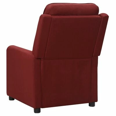 VidaXL Fauteuil électrique de massage Rouge bordeaux Tissu 5 VidaXL Fauteuil électrique de massage Rouge bordeaux Tissu – Image 5