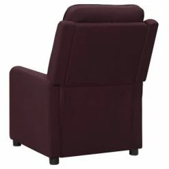 VidaXL Fauteuil électrique de massage Violet Tissu -Fauteuils électriques Soldes image 5 3098920