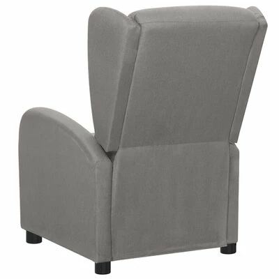 VidaXL Fauteuil électrique de massage Gris clair Tissu 5 VidaXL Fauteuil électrique de massage Gris clair Tissu – Image 5