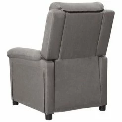 VidaXL Fauteuil électrique de massage Gris clair Tissu -Fauteuils électriques Soldes image 5 3098975