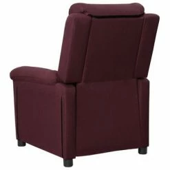 VidaXL Fauteuil électrique de massage Violet Tissu -Fauteuils électriques Soldes image 5 3098982