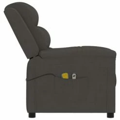 VidaXL Fauteuil électrique de massage Gris foncé Velours 10 VidaXL Fauteuil électrique de massage Gris foncé Velours -Fauteuils électriques Soldes image 5 3099013
