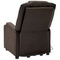 VidaXL Fauteuil inclinable de massage Marron Similicuir -Fauteuils électriques Soldes image 5 3100331