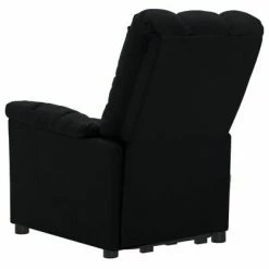 VidaXL Fauteuil inclinable de massage Noir Tissu 10 VidaXL Fauteuil inclinable de massage Noir Tissu -Fauteuils électriques Soldes image 5 3100354