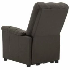 VidaXL Fauteuil inclinable de massage Taupe Tissu -Fauteuils électriques Soldes image 5 3100360