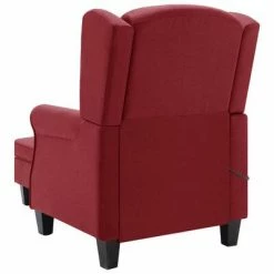 VidaXL Fauteuil de massage avec repose-pied Rouge bordeaux Tissu 10 VidaXL Fauteuil de massage avec repose-pied Rouge bordeaux Tissu -Fauteuils électriques Soldes image 5 320164