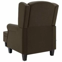 VidaXL Fauteuil de massage avec repose-pied Marron Tissu -Fauteuils électriques Soldes image 5 320165