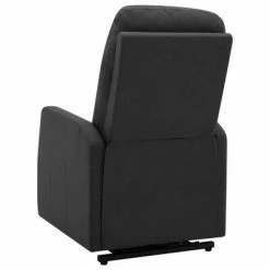 VidaXL Fauteuil inclinable de massage Gris foncé Tissu -Fauteuils électriques Soldes image 5 321343