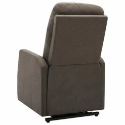 VidaXL Fauteuil inclinable de massage Taupe Tissu -Fauteuils électriques Soldes image 5 321350