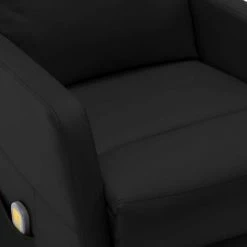 VidaXL Fauteuil de massage inclinable Noir Similicuir -Fauteuils électriques Soldes image 5 321359