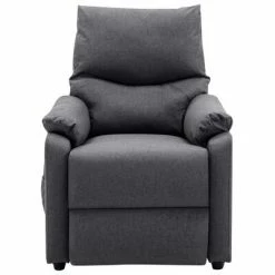 VidaXL Fauteuil inclinable de massage Gris foncé Tissu 10 VidaXL Fauteuil inclinable de massage Gris foncé Tissu -Fauteuils électriques Soldes image 5 322457