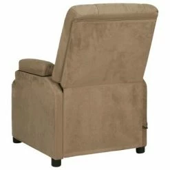 VidaXL Fauteuil de massage inclinable Taupe Similicuir daim 10 VidaXL Fauteuil de massage inclinable Taupe Similicuir daim -Fauteuils électriques Soldes image 5 324053