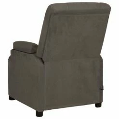 VidaXL Fauteuil de massage inclinable Gris foncé Similicuir daim -Fauteuils électriques Soldes image 5 324055