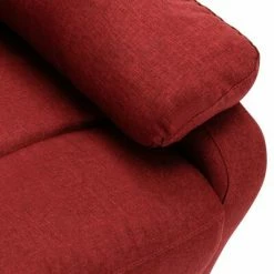 VidaXL Fauteuil de massage inclinable Rouge bordeaux Tissu -Fauteuils électriques Soldes image 5 324082
