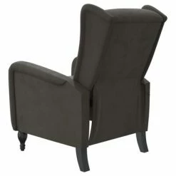 VidaXL Fauteuil de massage inclinable Gris foncé Velours -Fauteuils électriques Soldes image 5 329353