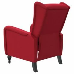 VidaXL Fauteuil de massage inclinable Rouge bordeaux Velours -Fauteuils électriques Soldes image 5 329357