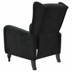 VidaXL Fauteuil de massage inclinable Noir Velours 10 VidaXL Fauteuil de massage inclinable Noir Velours -Fauteuils électriques Soldes image 5 329358