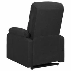 VidaXL Fauteuil de massage inclinable Noir Tissu -Fauteuils électriques Soldes image 5 329597