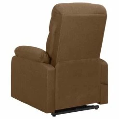 VidaXL Fauteuil de massage inclinable Marron Tissu -Fauteuils électriques Soldes image 5 329599
