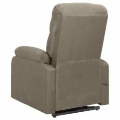 VidaXL Fauteuil de massage inclinable Taupe Tissu -Fauteuils électriques Soldes image 5 329603