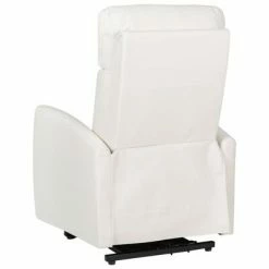 VidaXL Fauteuil inclinable de massage Crème Similicuir 10 VidaXL Fauteuil inclinable de massage Crème Similicuir -Fauteuils électriques Soldes image 5 329633