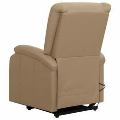 VidaXL Fauteuil inclinable de massage Cappuccino Similicuir -Fauteuils électriques Soldes image 5 329698