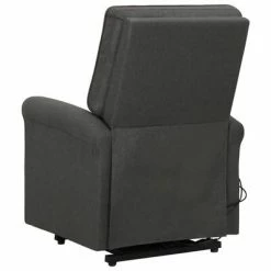 VidaXL Fauteuil de massage inclinable Gris foncé Tissu -Fauteuils électriques Soldes image 5 329730