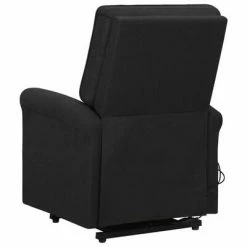 VidaXL Fauteuil de massage inclinable Noir Tissu -Fauteuils électriques Soldes image 5 329731