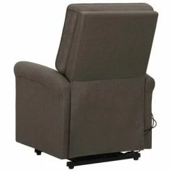 VidaXL Fauteuil de massage inclinable Marron Tissu -Fauteuils électriques Soldes image 5 329733