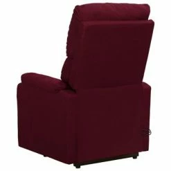 VidaXL Fauteuil de massage inclinable Violet Tissu 10 VidaXL Fauteuil de massage inclinable Violet Tissu -Fauteuils électriques Soldes image 5 329756
