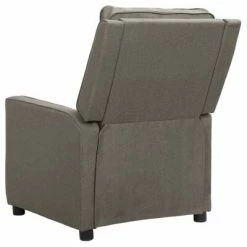 VidaXL Fauteuil de massage inclinable Gris clair Tissu 10 VidaXL Fauteuil de massage inclinable Gris clair Tissu -Fauteuils électriques Soldes image 5 338966