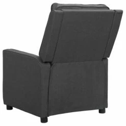 VidaXL Fauteuil de massage inclinable Gris foncé Tissu -Fauteuils électriques Soldes image 5 338967
