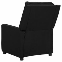 VidaXL Fauteuil de massage inclinable Noir Tissu -Fauteuils électriques Soldes image 5 338968