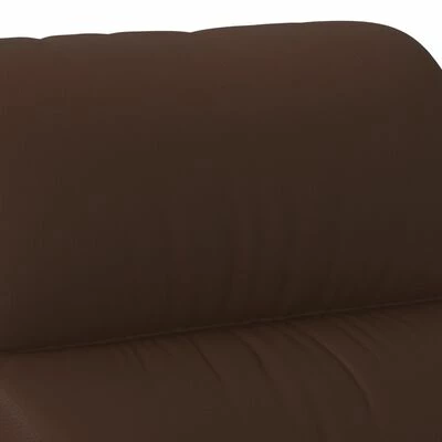 VidaXL Fauteuil de massage inclinable Marron Similicuir 5 VidaXL Fauteuil de massage inclinable Marron Similicuir – Image 5