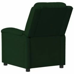 VidaXL Fauteuil de massage inclinable Vert foncé Velours -Fauteuils électriques Soldes image 5 342390