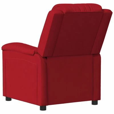 VidaXL Fauteuil de massage inclinable Rouge bordeaux Velours 5 VidaXL Fauteuil de massage inclinable Rouge bordeaux Velours – Image 5