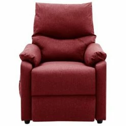 VidaXL Fauteuil de massage inclinable Rouge bordeaux Tissu 10 VidaXL Fauteuil de massage inclinable Rouge bordeaux Tissu -Fauteuils électriques Soldes image 5 342462