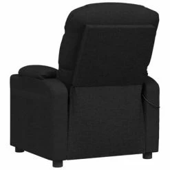 VidaXL Fauteuil de massage inclinable Noir Tissu -Fauteuils électriques Soldes image 5 348084