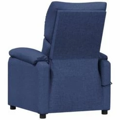 VidaXL Fauteuil inclinable de massage Bleu Tissu -Fauteuils électriques Soldes image 5 348478