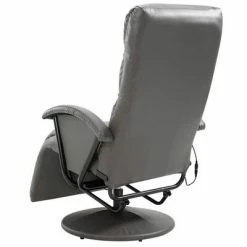 VidaXL Fauteuil de massage TV Gris Similicuir -Fauteuils électriques Soldes image 6 248482