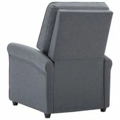 VidaXL Fauteuil de massage Gris foncé Tissu -Fauteuils électriques Soldes image 6 248671