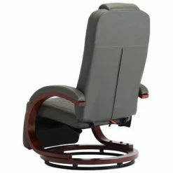 VidaXL Fauteuil de massage TV Gris Similicuir -Fauteuils électriques Soldes image 6 248720