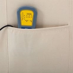 VidaXL Fauteuil de massage inclinable Crème Tissu -Fauteuils électriques Soldes image 6 289715