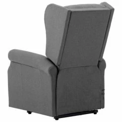 VidaXL Fauteuil de massage inclinable Gris clair Tissu -Fauteuils électriques Soldes image 6 289740