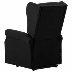 VidaXL Fauteuil de massage inclinable Noir Tissu -Fauteuils électriques Soldes image 6 289742