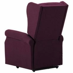 VidaXL Fauteuil de massage inclinable Violet Tissu -Fauteuils électriques Soldes image 6 289747