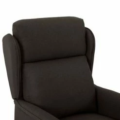 VidaXL Fauteuil inclinable de massage Marron foncé Tissu -Fauteuils électriques Soldes image 6 289791