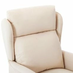 VidaXL Fauteuil inclinable de massage Crème Tissu -Fauteuils électriques Soldes image 6 289795